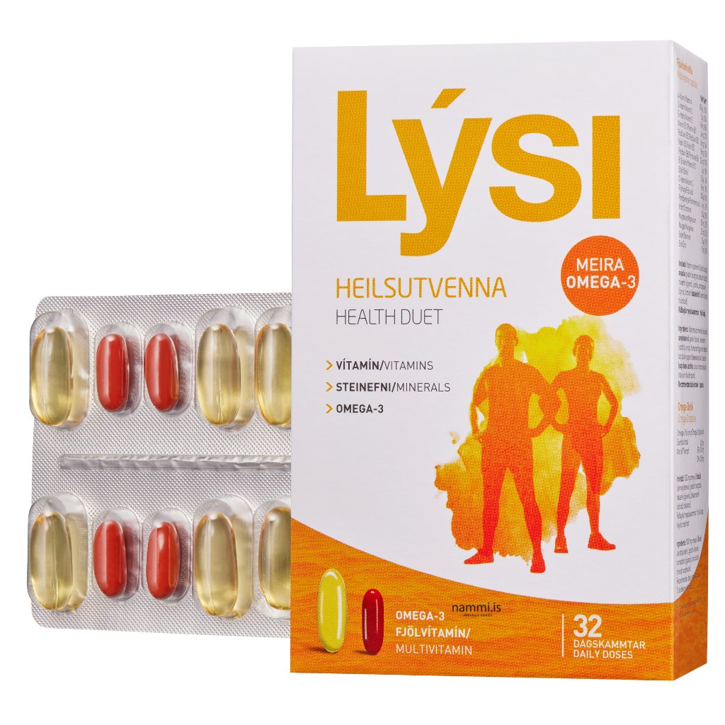 Health Duet / Heilsu tvenna (32 Daily Dosage) - nammi.isLýsi