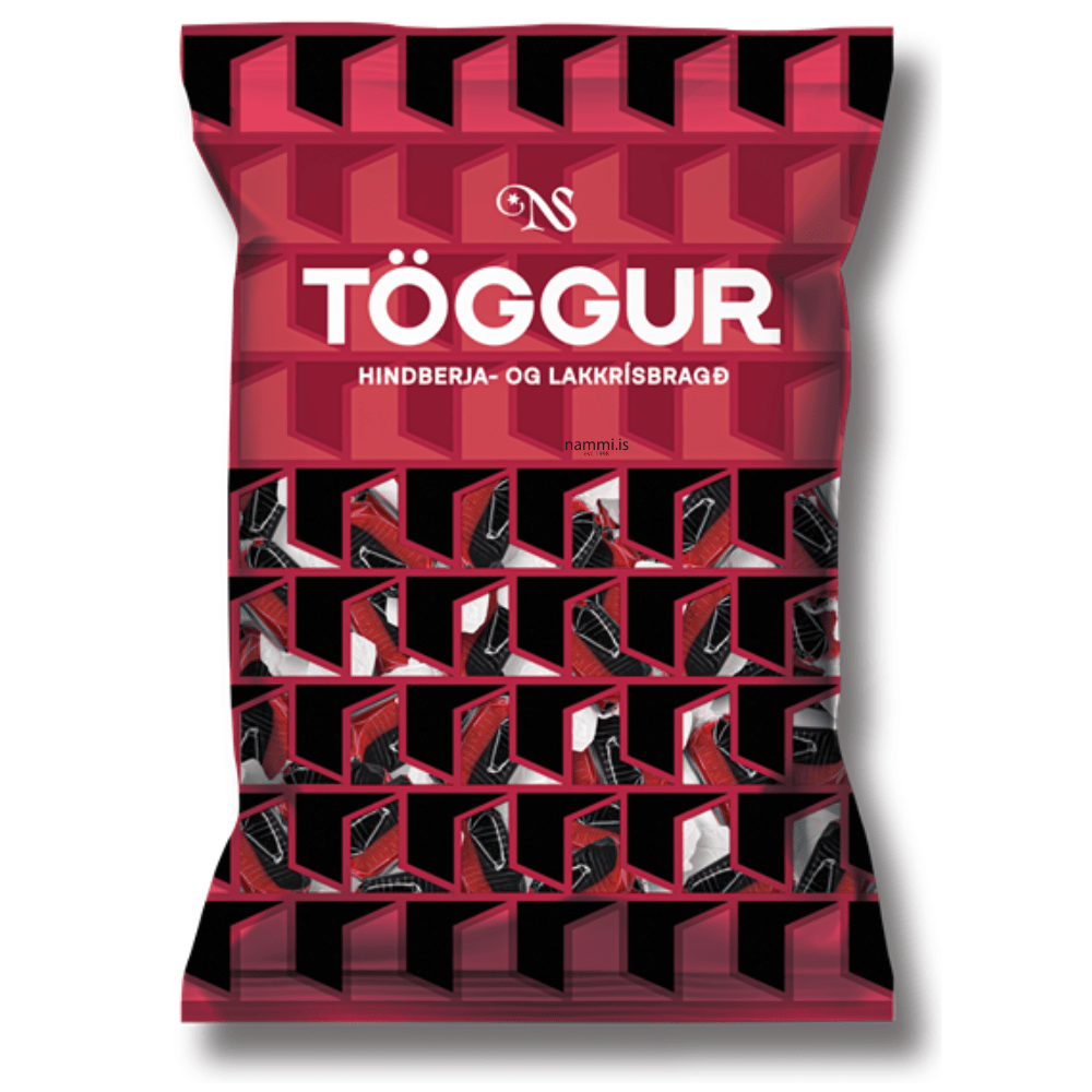 Hindberja & Lakkrís Töggur 120 gr. - nammi.isNói Síríus