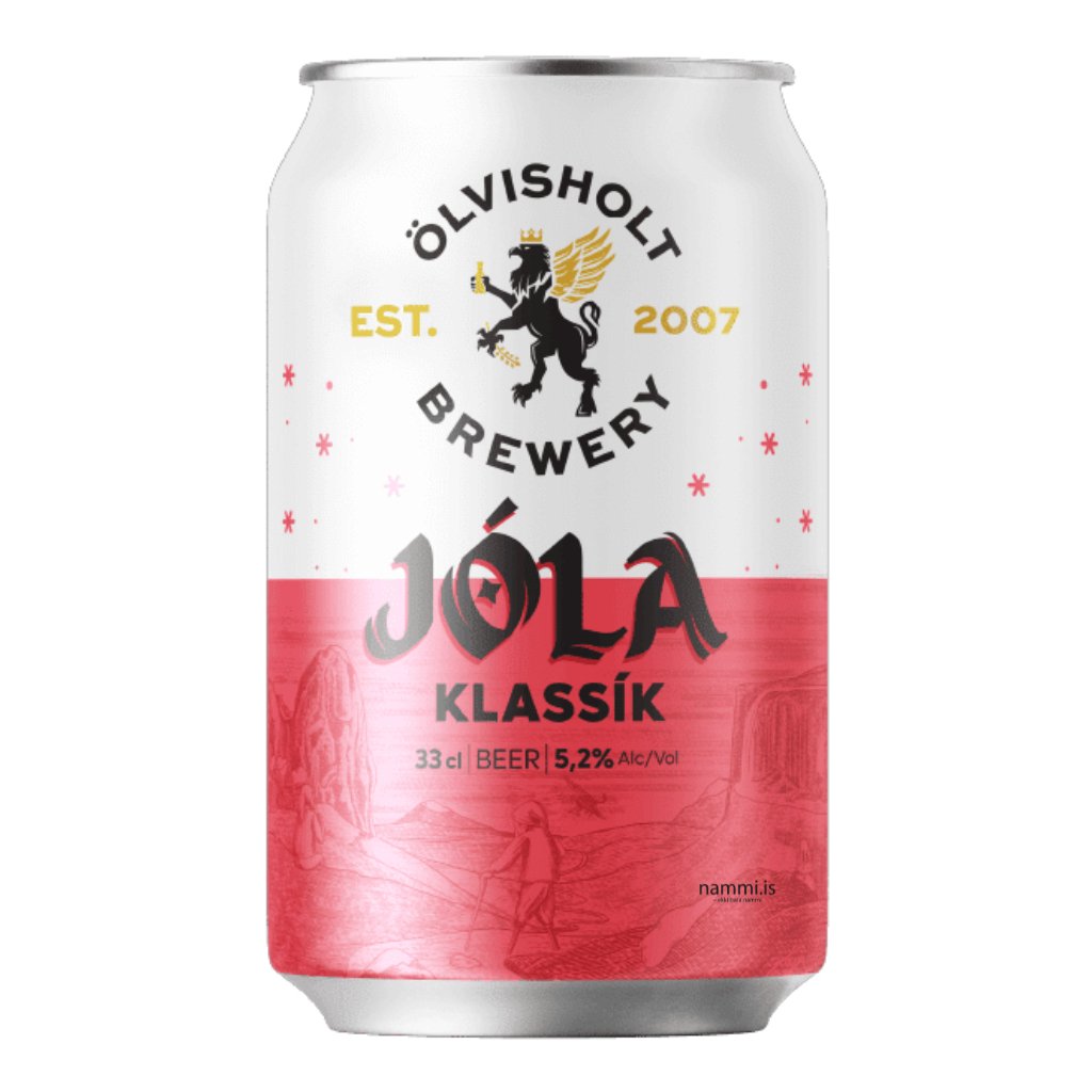 Jóla Klassic 5.2% / Ölvisholt Beer (330 ml.) - nammi.isÖlvisholt