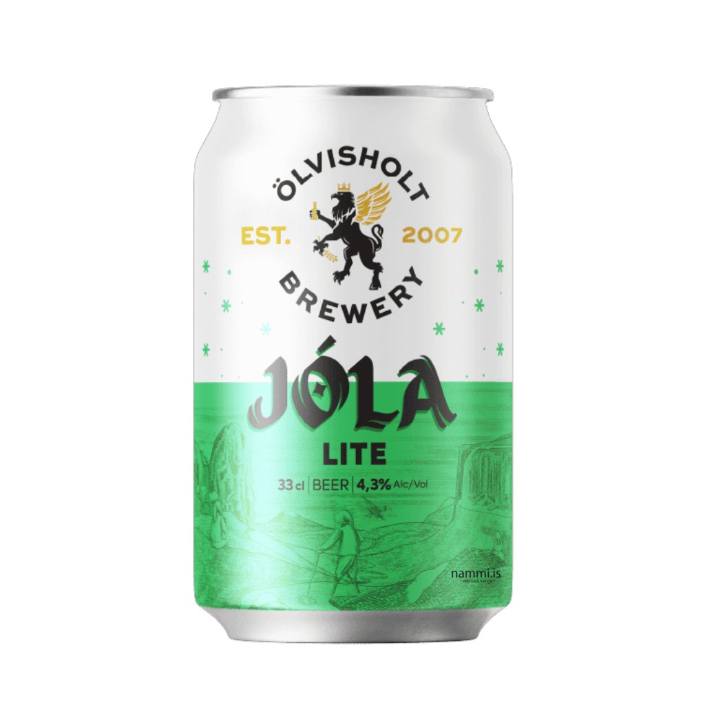 Jóla Lite 4.3% / Ölvisholt Beer (330 ml.) - nammi.isÖlvisholt