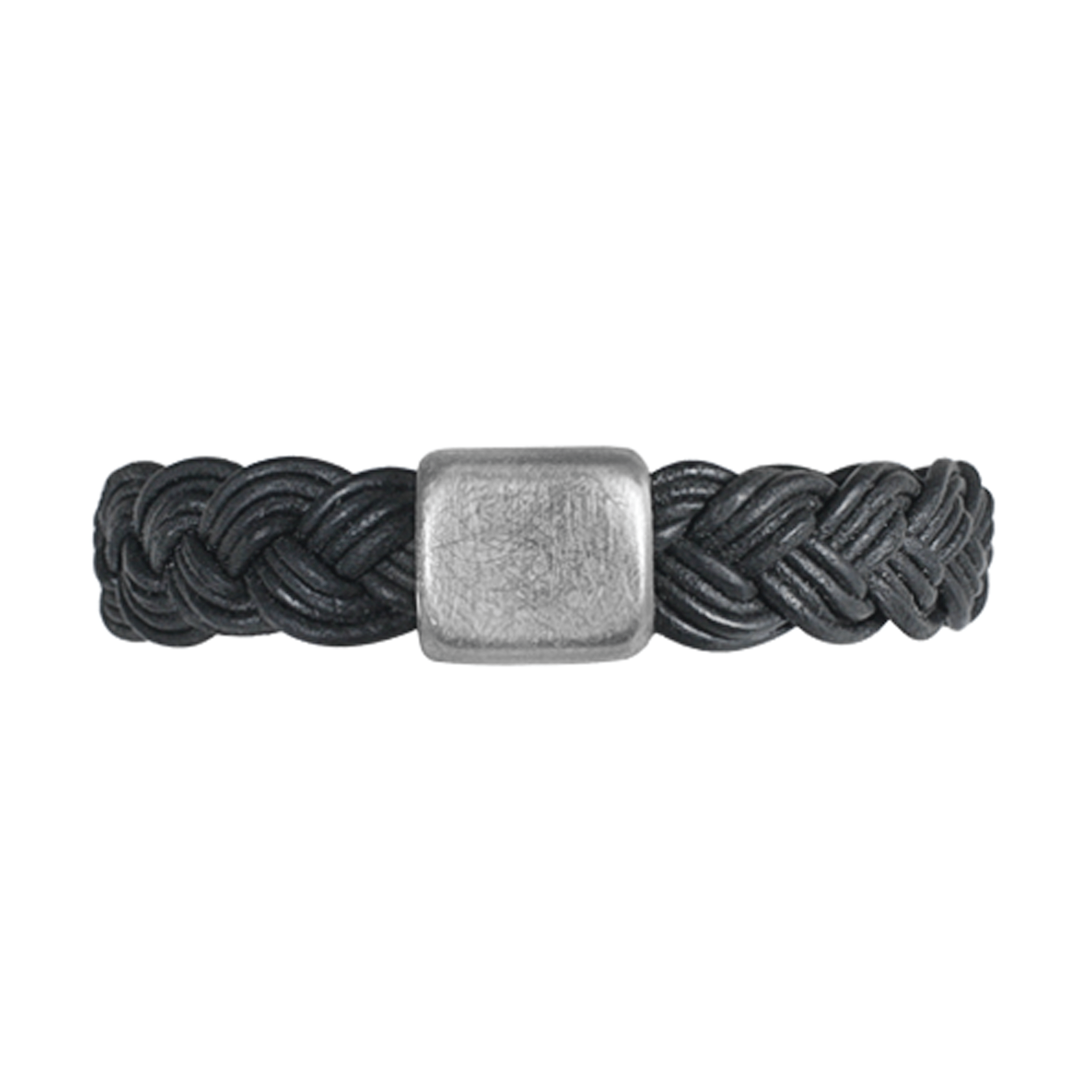 Leather Bracelet Matte Black - nammi.isZeezen