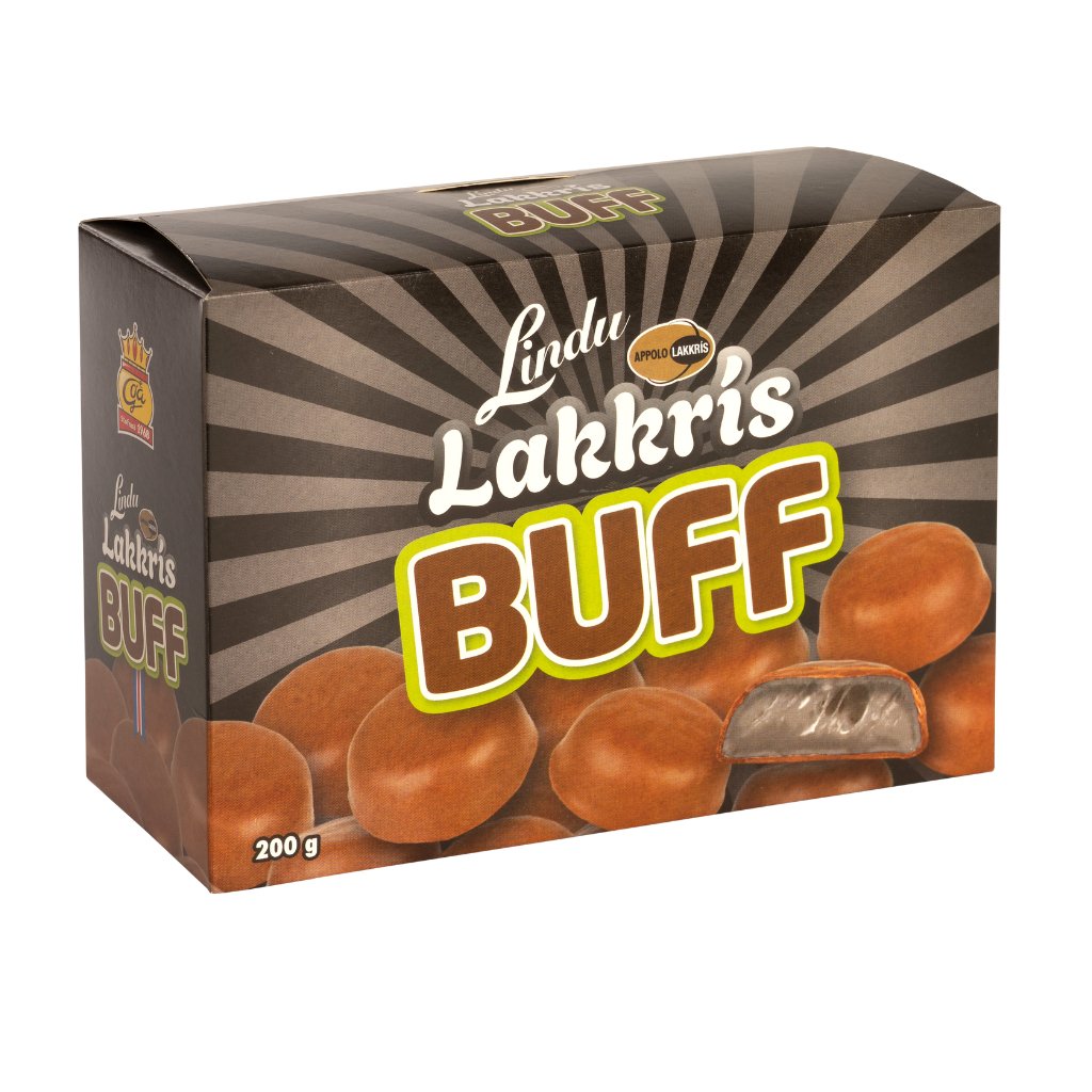 Lindu Lakkrís Buff / Liquorice Marshmellows (200 gr.) - nammi.isGóa Linda