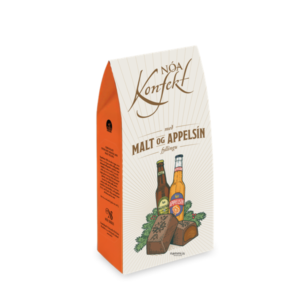 NÓA KONFEKT MALT OG APPELSÍN / 125gr.
