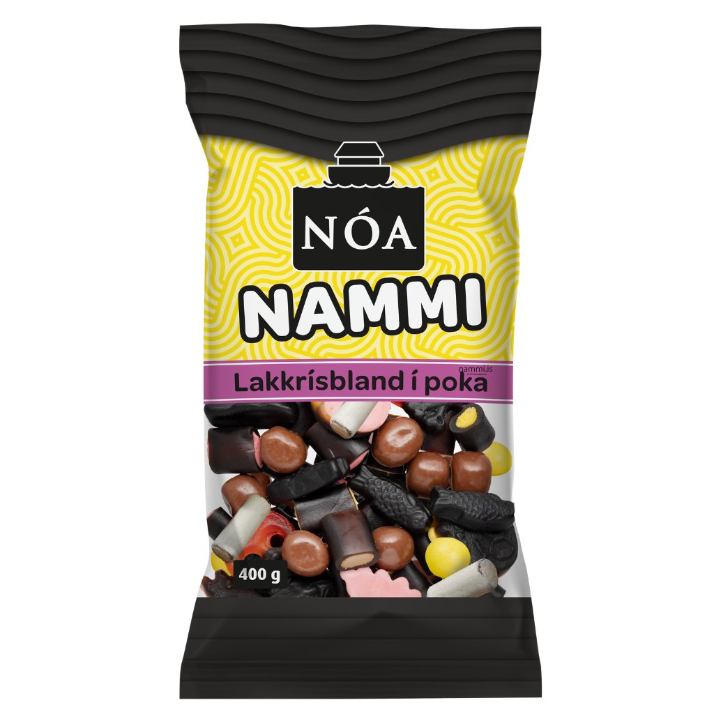 Nóa - Licorice Mix in a bag / Bland í Poka - nammi.isNói Síríus