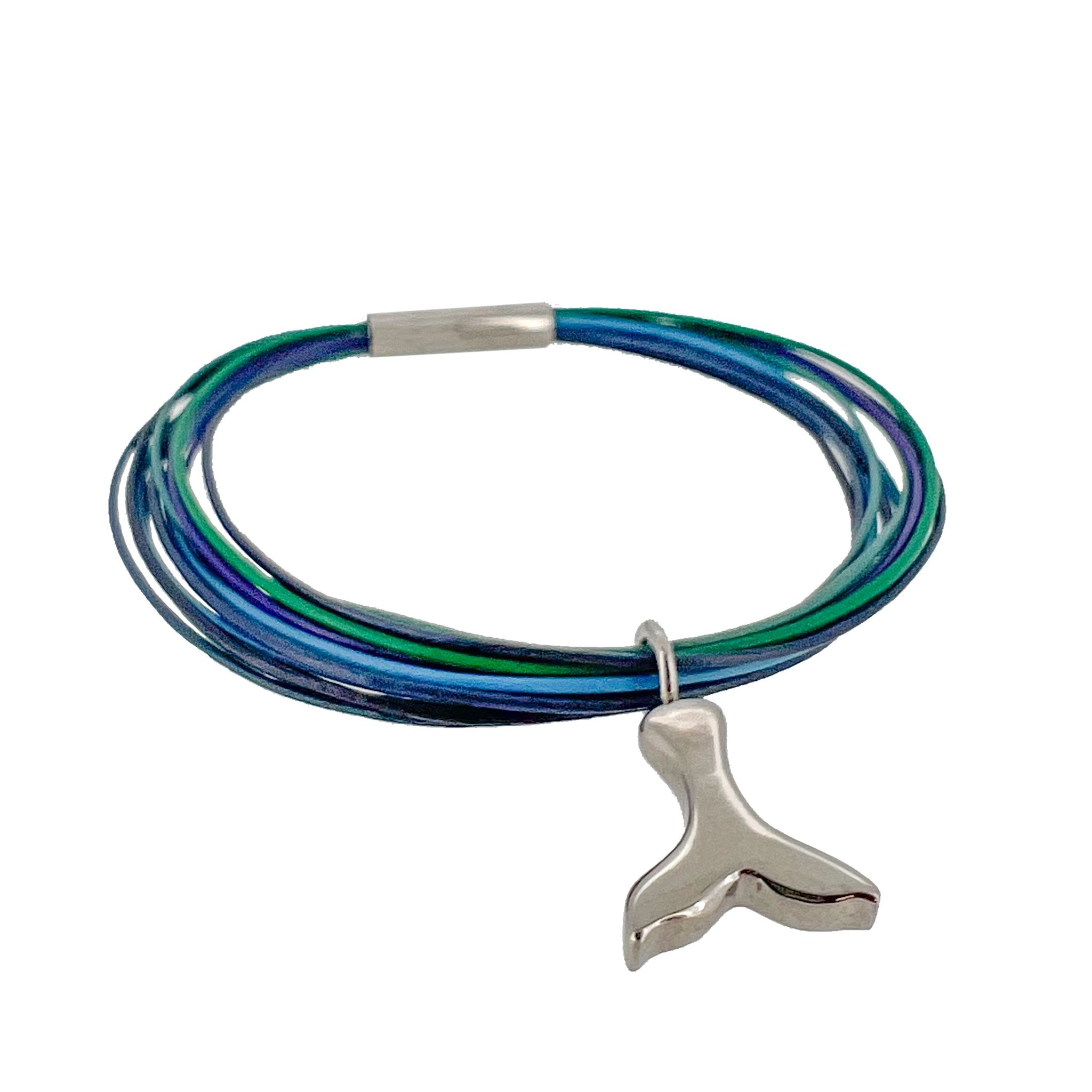 Northern Lights Bracelet w/ Whale Tail Charm - nammi.isÓfeigur