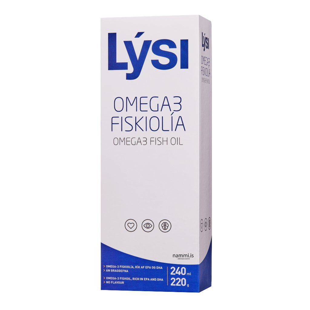 Omega - 3 Fish Oil - Natural (240 ml) - nammi.isLýsi