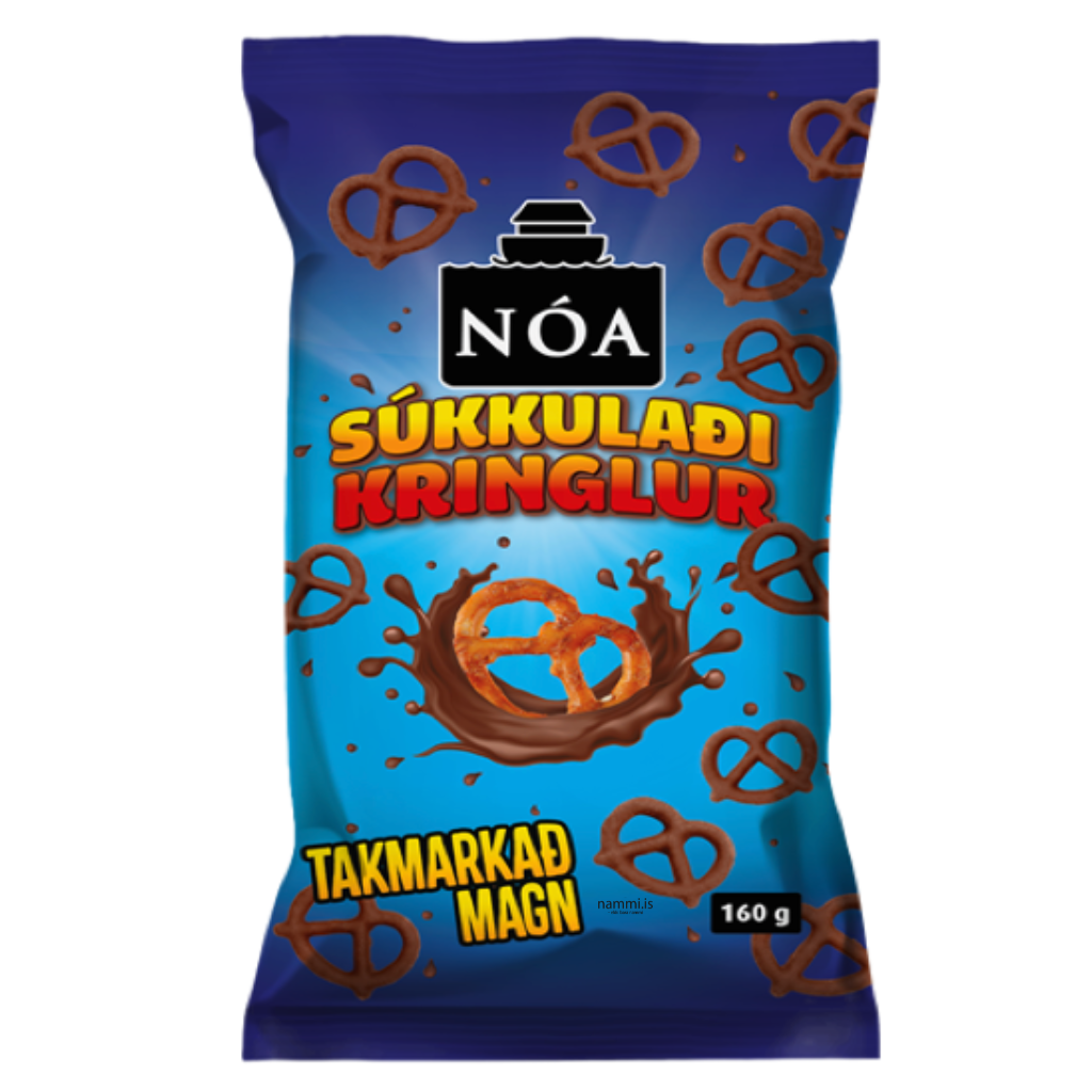 Súkkulaði Kringlur / 160 gr