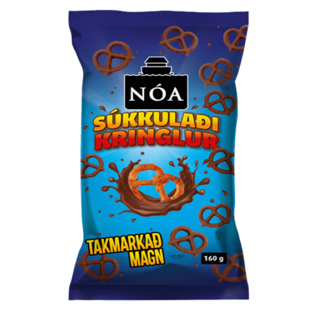 Súkkulaði Kringlur / 160 gr - nammi.isNói Síríus