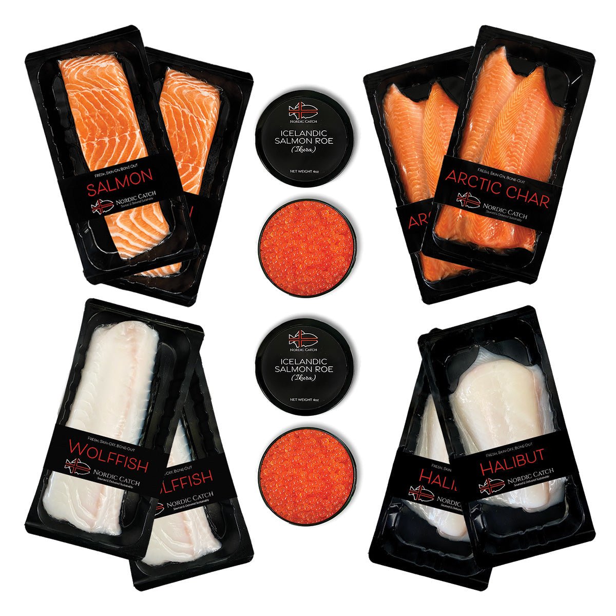 Super OMEGA Seafood - Iceland Sushi Grade Fish Bundle - nammi.isNordic Catch