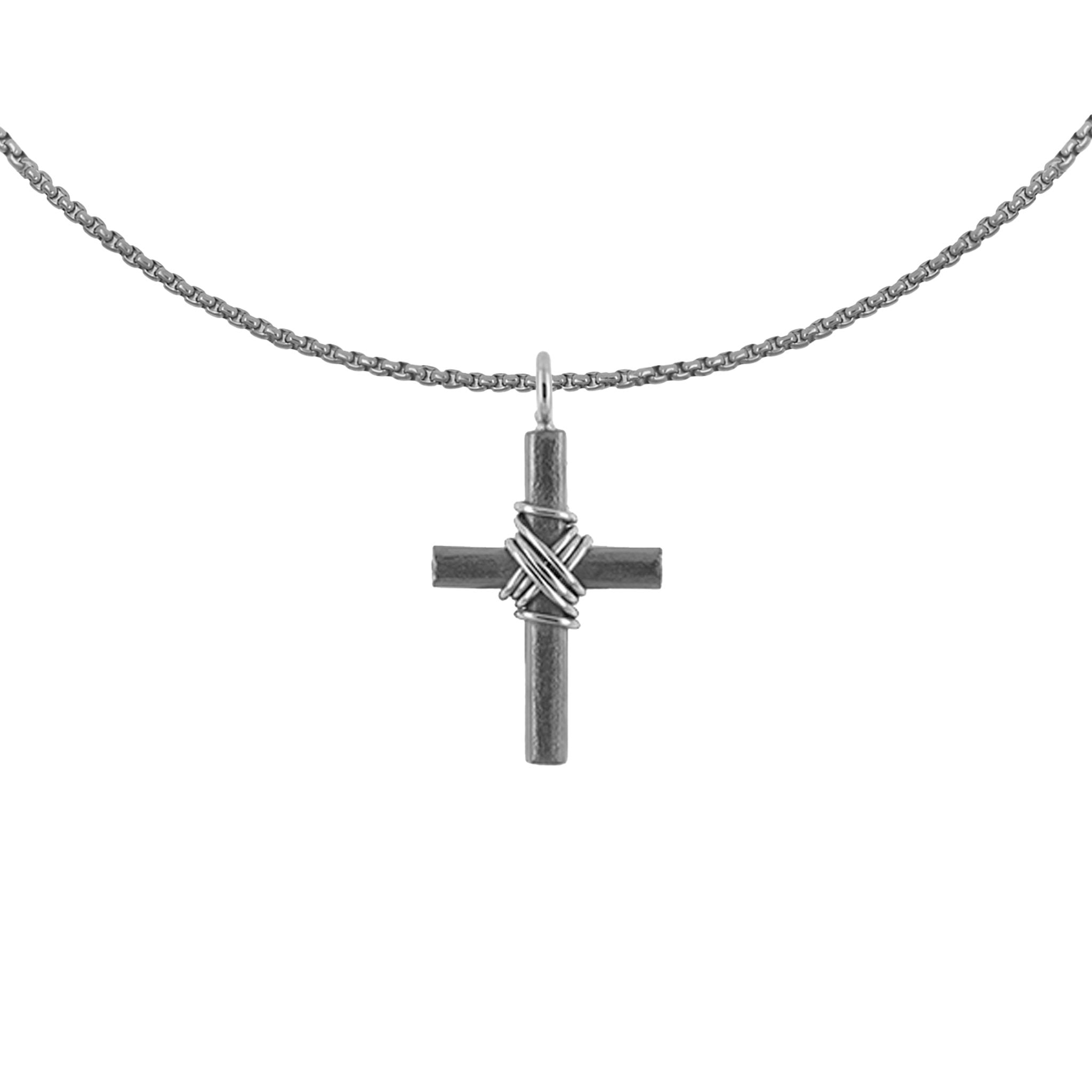 Titan Cross Fine Hammered Oxidized - nammi.isZeezen