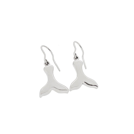 Whale Tail Earrings - Titanium - Small - nammi.isZeezen