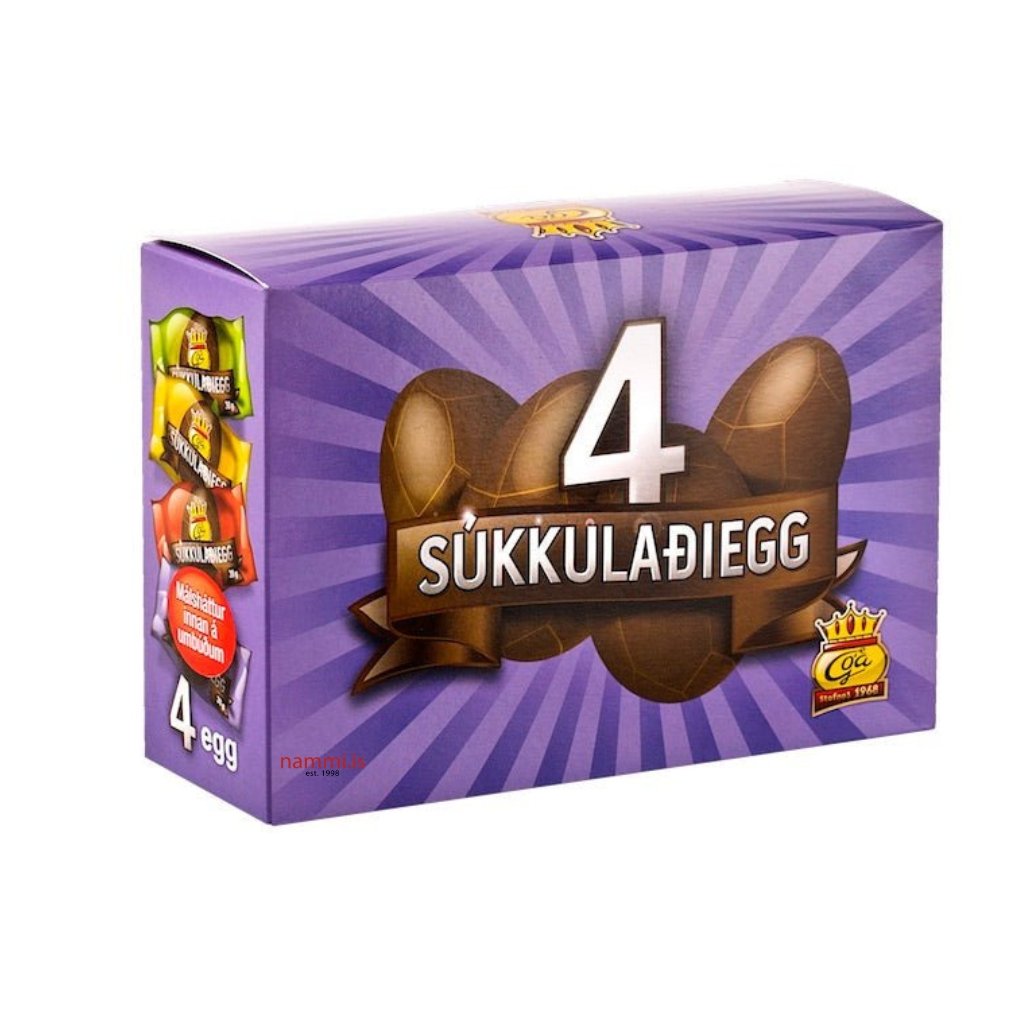 4 Góa Chocolate Easter Egg (4x25 gr) - nammi.isGóa Linda