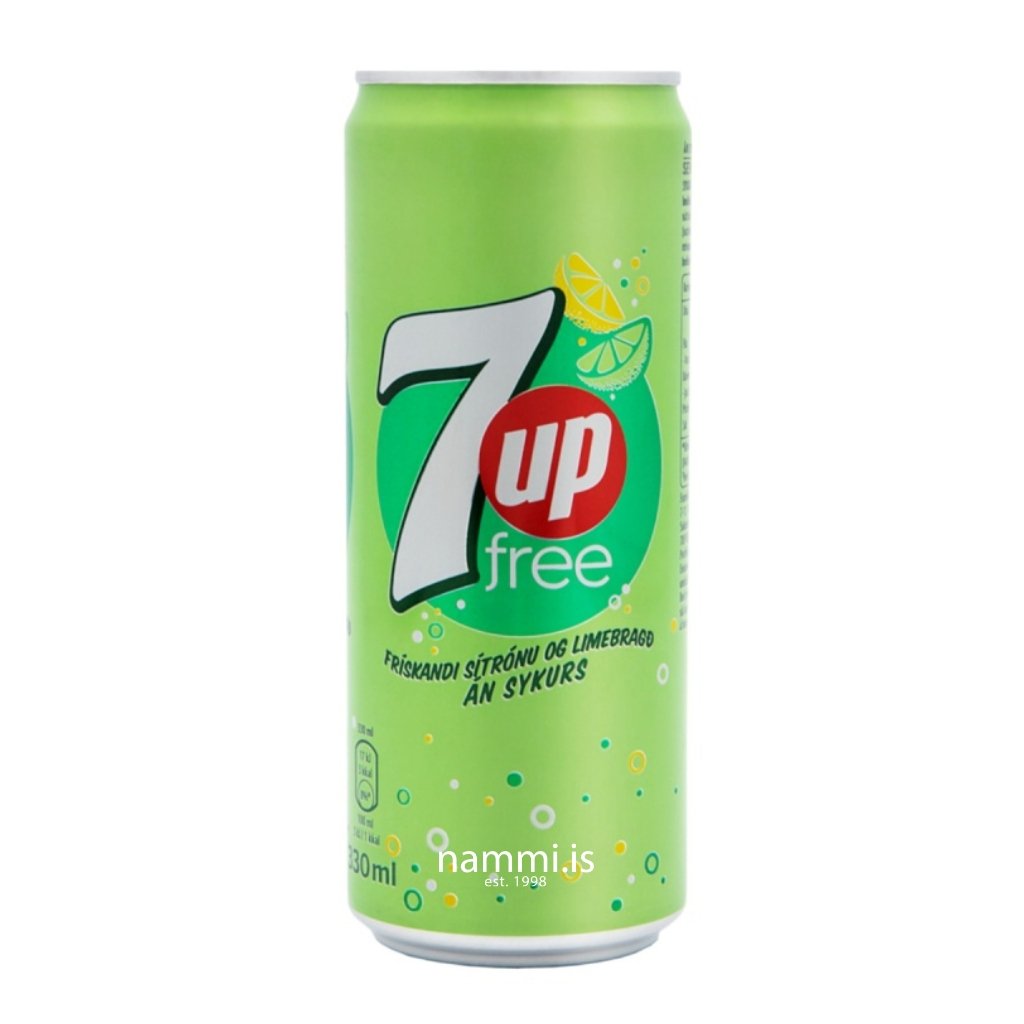 7-up free / Soft Drink without sugar. (330ml.) - nammi.isÖlgerðin