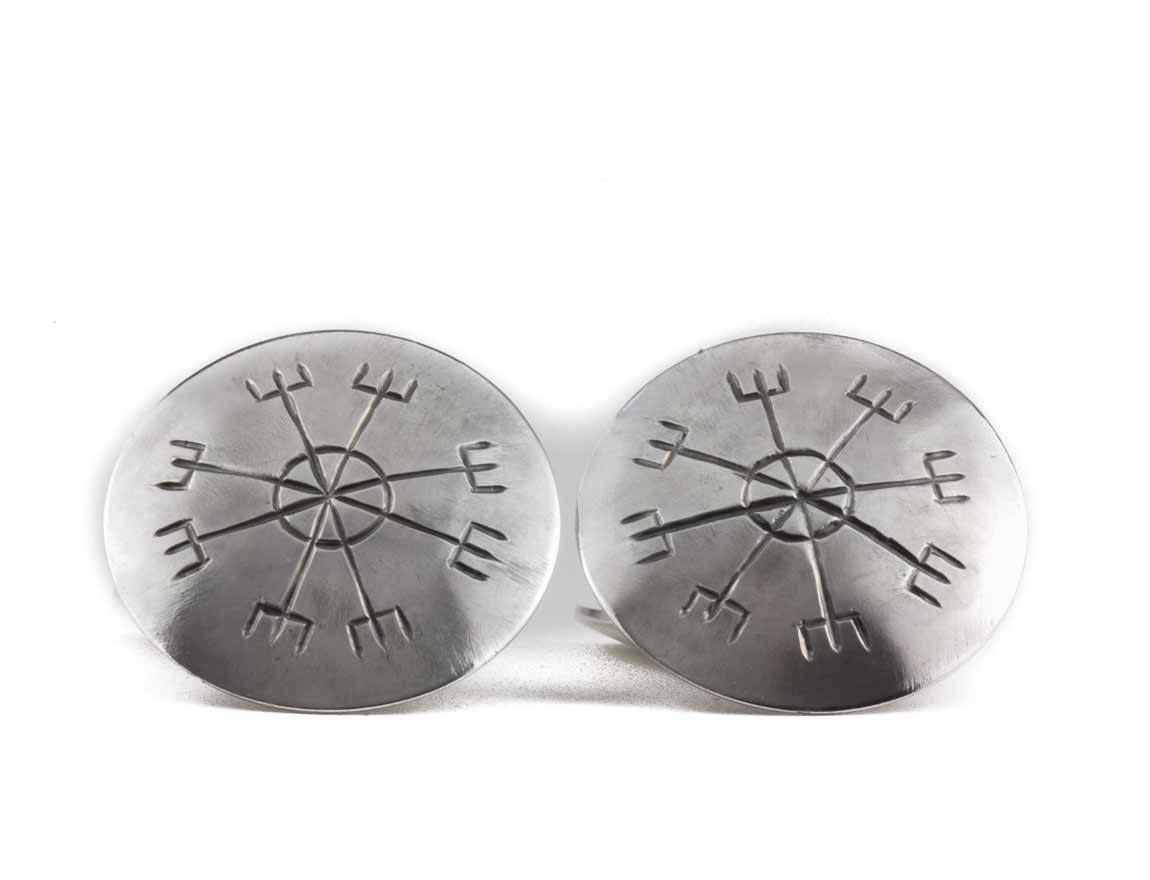 Ægishjálmur cufflinks - Helm of Awe. - nammi.is