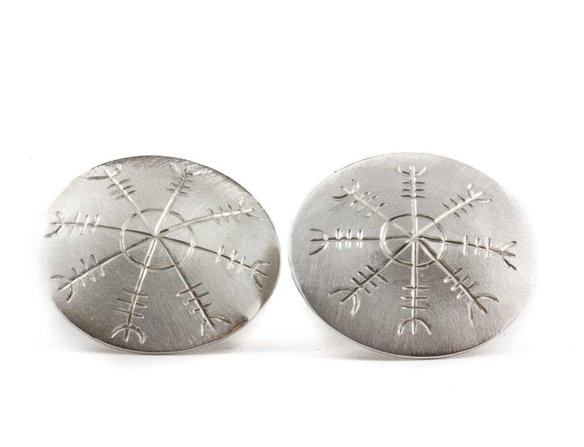 Ægishjálmur / Helm of Awe - Cufflinks - nammi.is