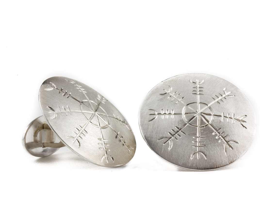 Ægishjálmur / Helm of Awe - Cufflinks - nammi.is