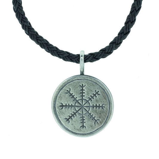Ægishjálmur - Silver Necklace - nammi.is