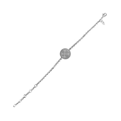 Ægishjálmur - Titan Bracelet Polished/Mat - nammi.is