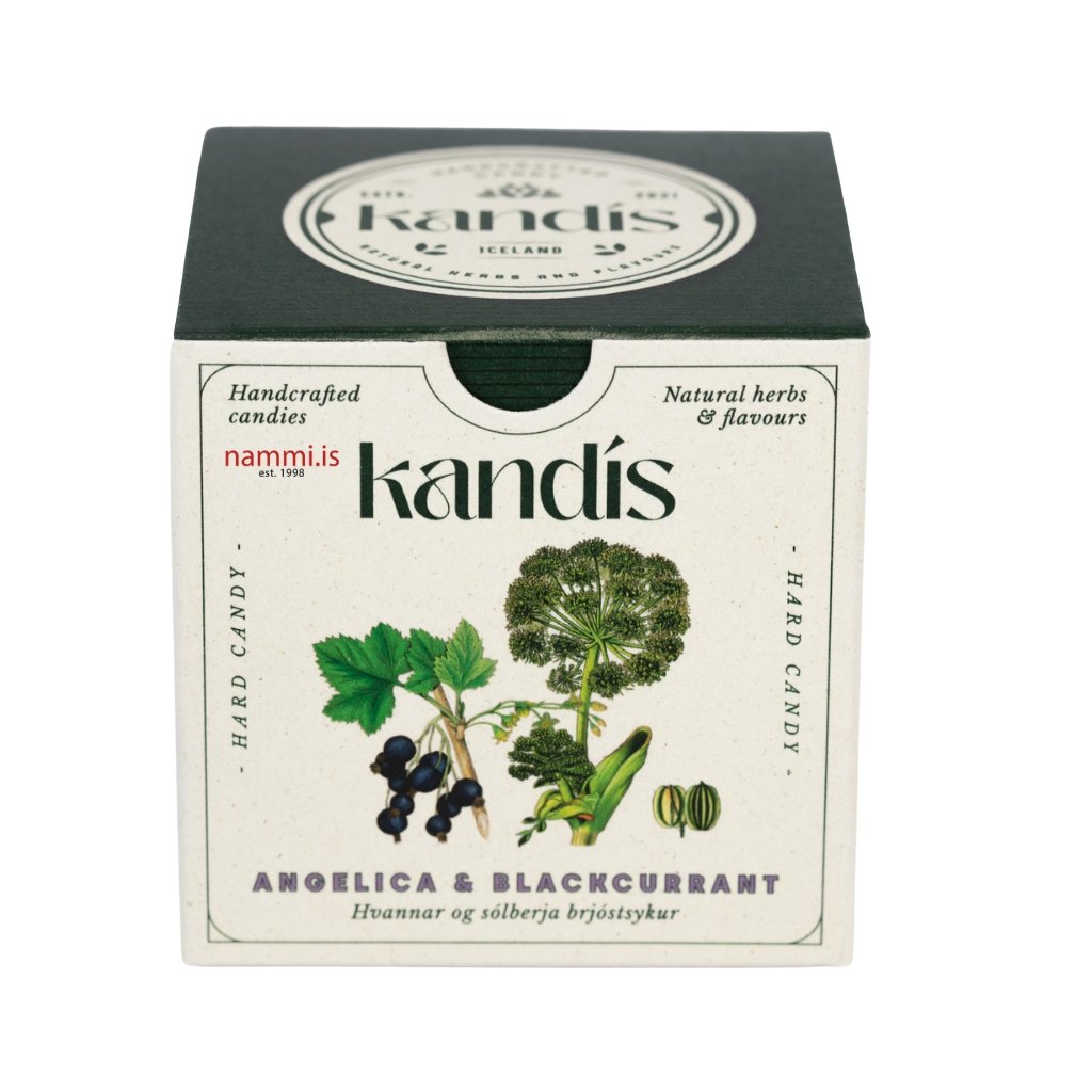 Angelica & Blackcurrant hard candy / 100gr. - nammi.is