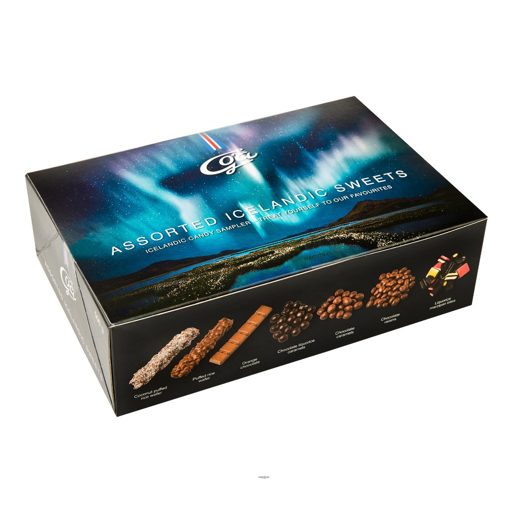 Assorted Icelandic Sweets Box from Góa Linda / 600gr. - nammi.isGóa Linda