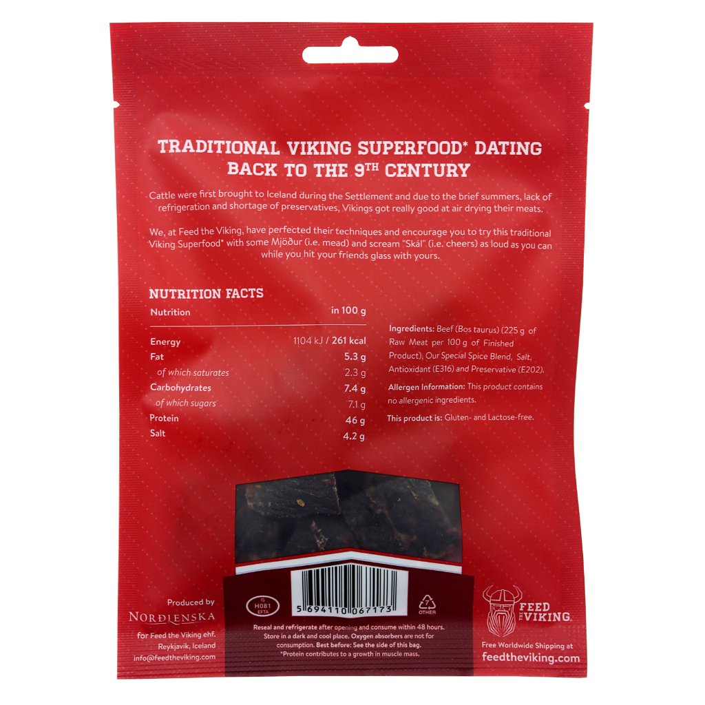 Beef Jerky (40 gr bag) - nammi.isFeed the Viking