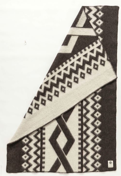 Blanket / Flétta Svart 7991-0401 (130 x 180 cm) - nammi.isÍstex