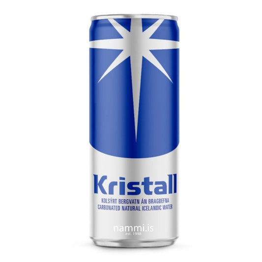 Blue Kristall / Sparkling Water without flavour (330ml.) - nammi.isÖlgerðin