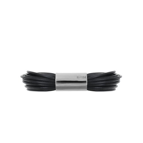 Bracelet (1.5mm) Shade-Black Leather - nammi.is