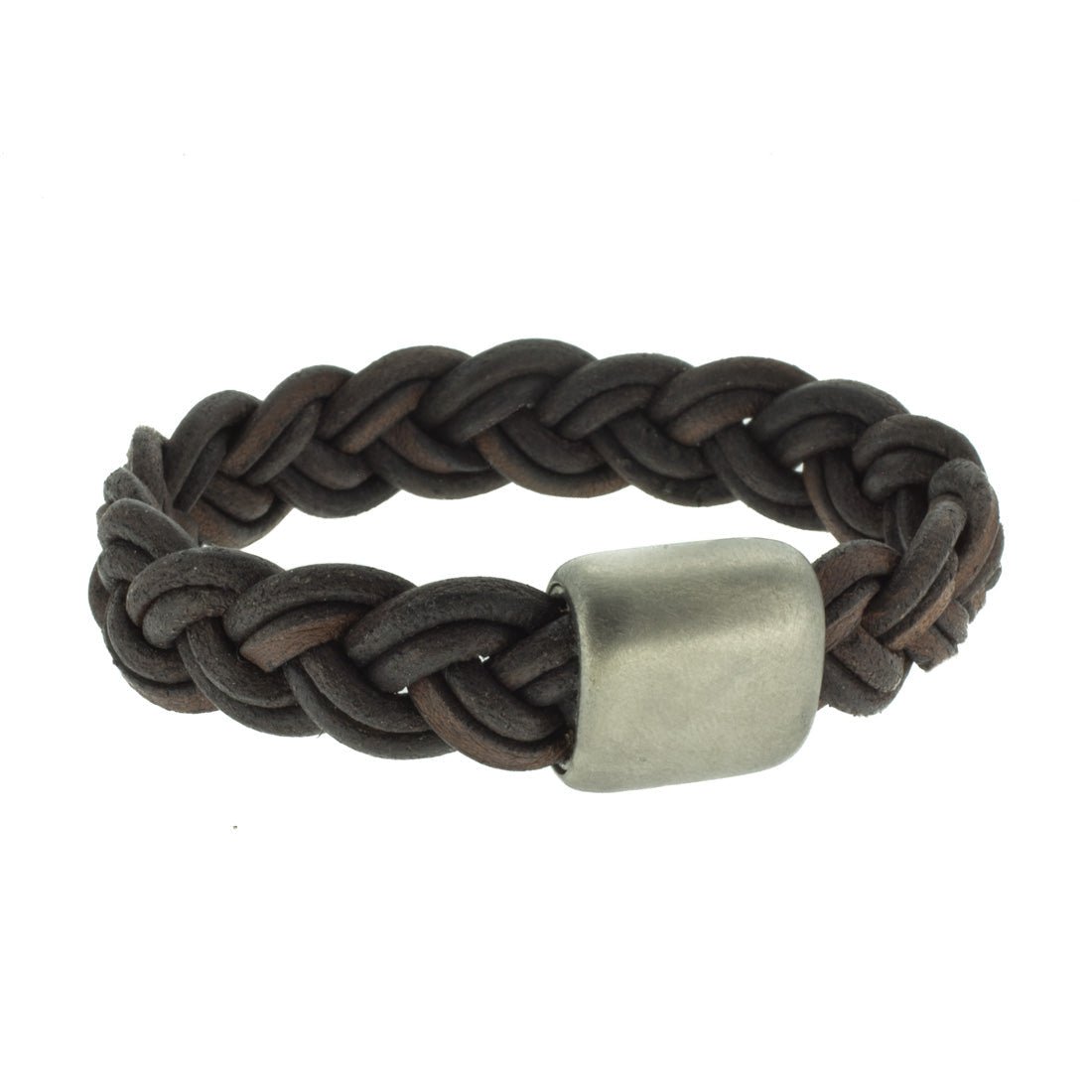 Bracelet Leather Mat Brown - nammi.is