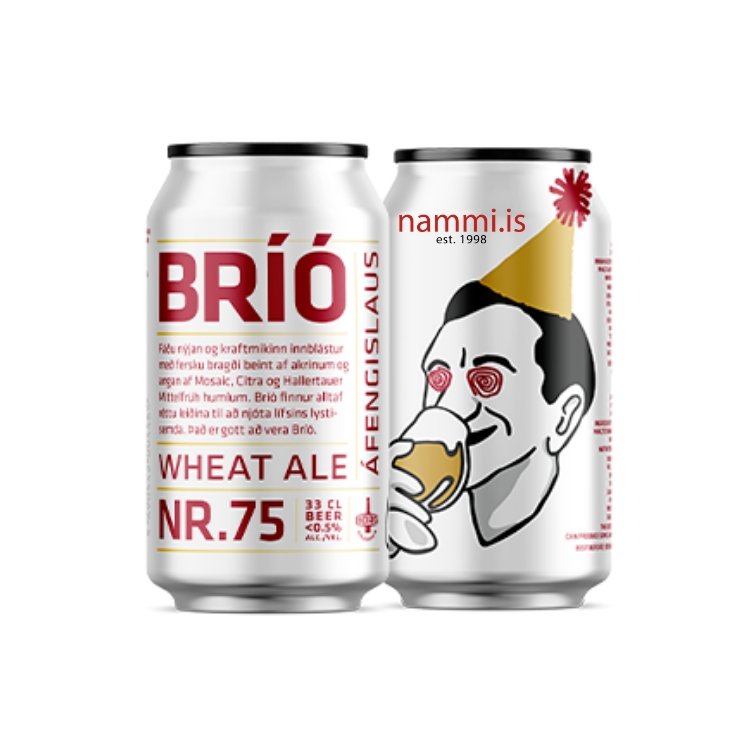 Bríó Wheat ale nr.75 / vol. 0.5% - nammi.is