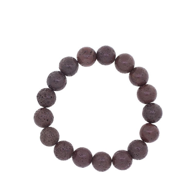Brown Lava Bracelet 12mm - nammi.is