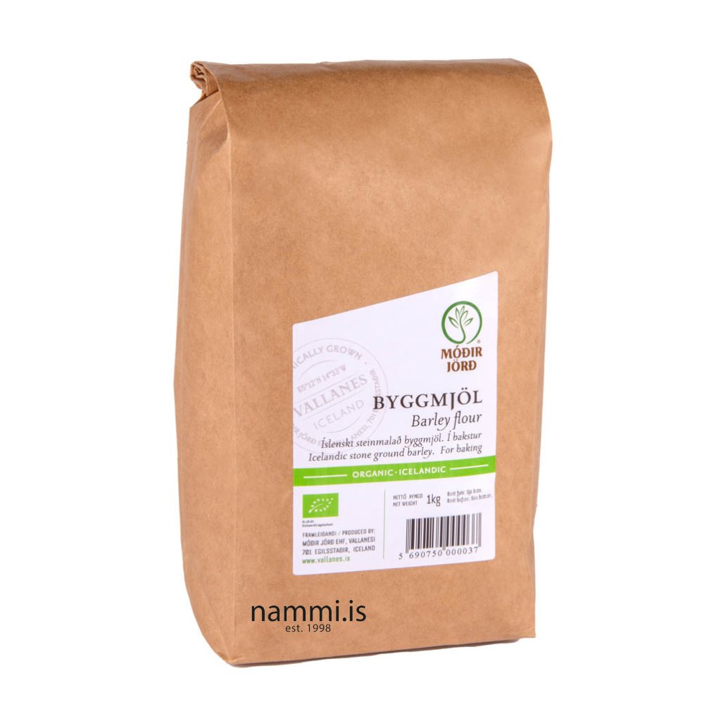 BYGGMJÖL / Barley flour 1 kg - nammi.isMóðir Jörð