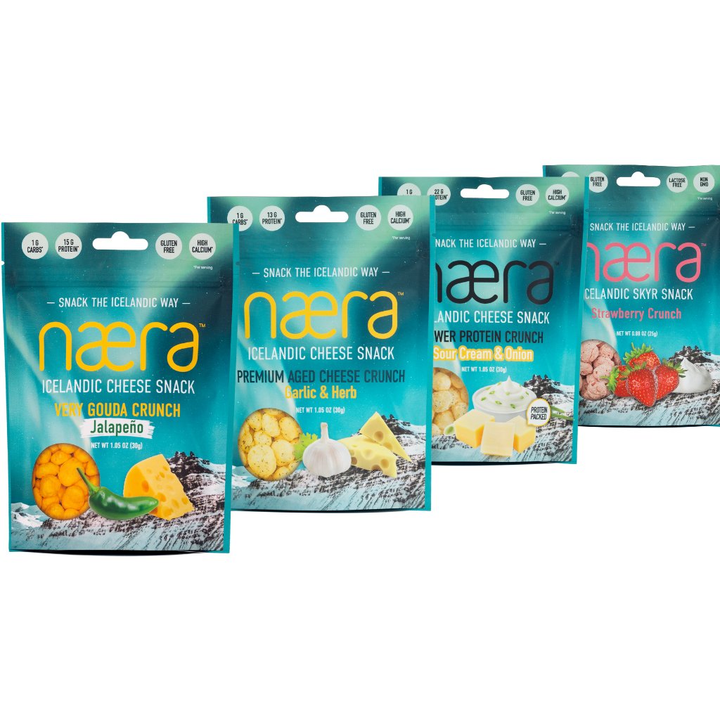 Cheese and Skyr Crunch Variety 4-Pack - nammi.isResponsible Foods