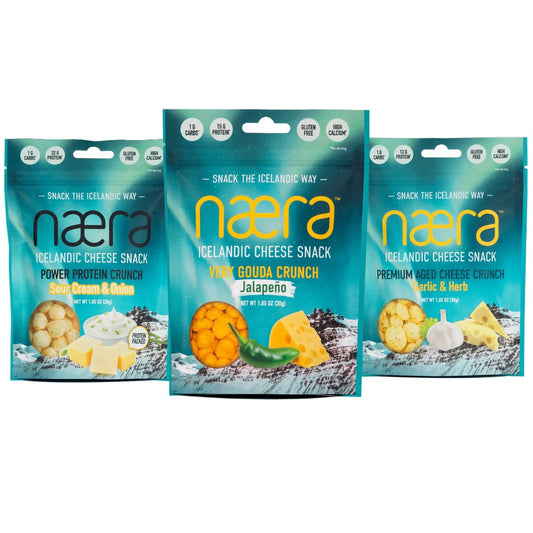 Cheese Crunch Variety 3-Pack (3x1.05 oz or 30 g) - nammi.isResponsible Foods