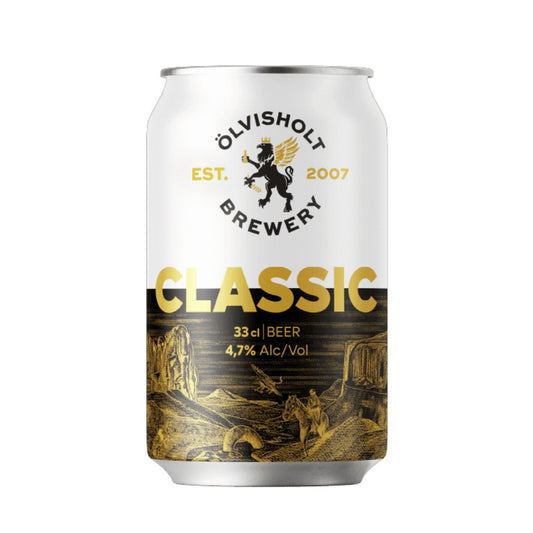 Classic 4.7% / Ölvisholt Beer (330 ml.) - nammi.isÖlvisholt