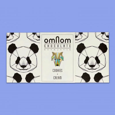 Cookies & Cream / Omnom Chocolate 60 gr - nammi.is