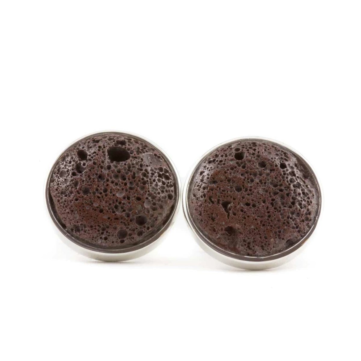 Cufflinks With Brown Lava - nammi.is