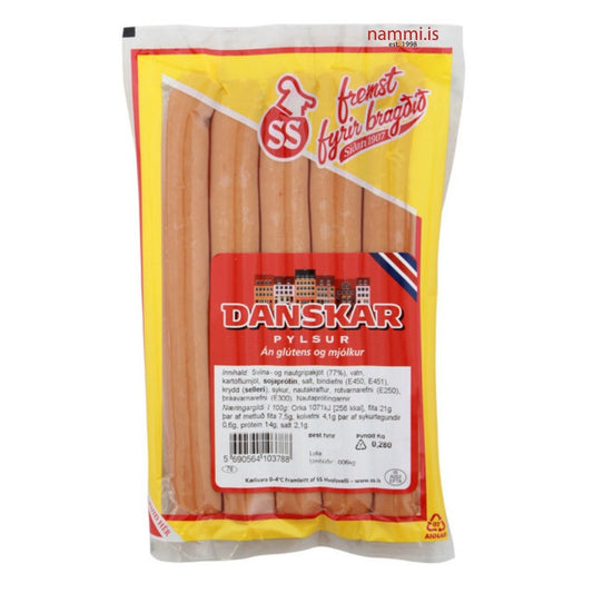 Danskar Pylsur / Icelandic Hot dogs (250 gr.) / lactose & gluten free - nammi.is