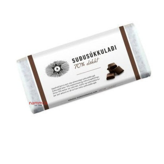 Dark Konsum suðu súkkulaði 100 gr / 70% Konsum Chocolate - nammi.is