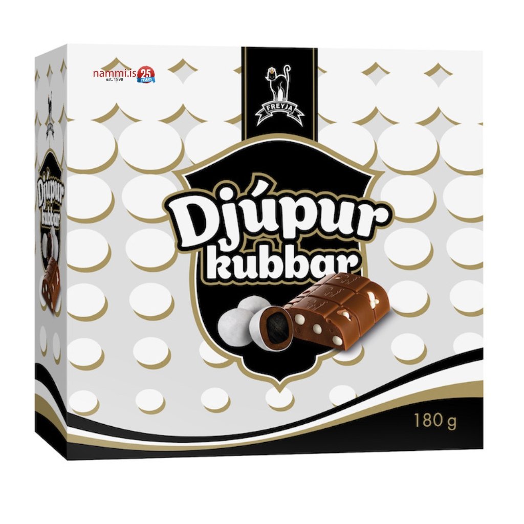 Djúpur Kubbar (180 gr.) - nammi.isFreyja