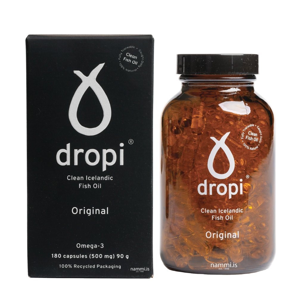Dropi / Cod liver oil Capsules (180 pc) - nammi.is