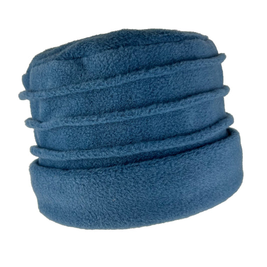 Eva fleece hat - medium dark shade of blue - nammi.isÓfeigur