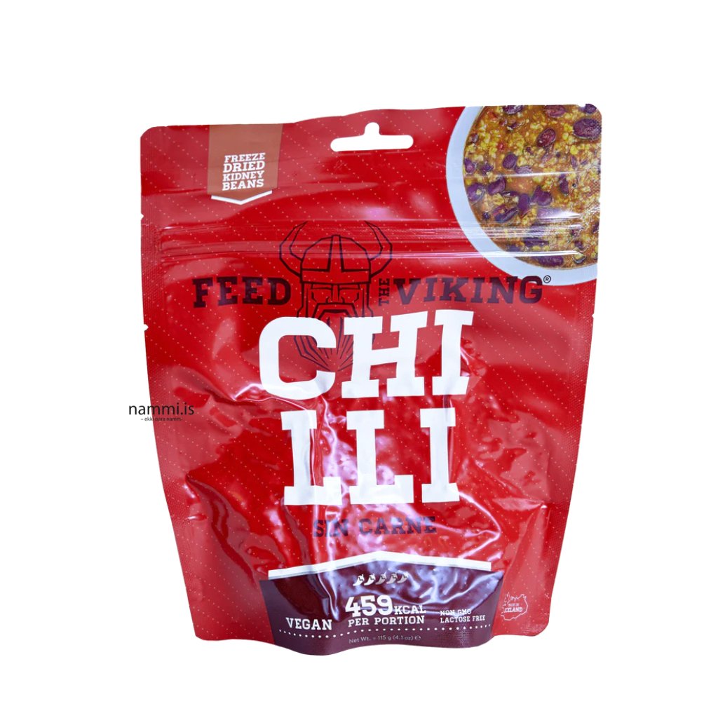 Feed The Viking Chilli Sin Carne VEGAN (115 gr. Bag) - nammi.isFeed the Viking