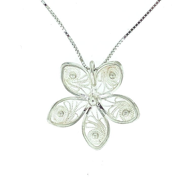 Handmade Icelandic Filigree Flower - nammi.is