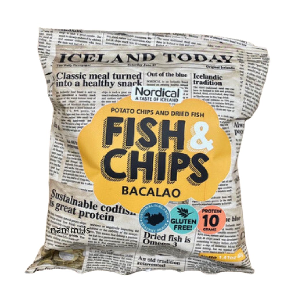 Fish & Chips / Bacalao 40g (1.41oz) - nammi.isNordical Taste of Iceland