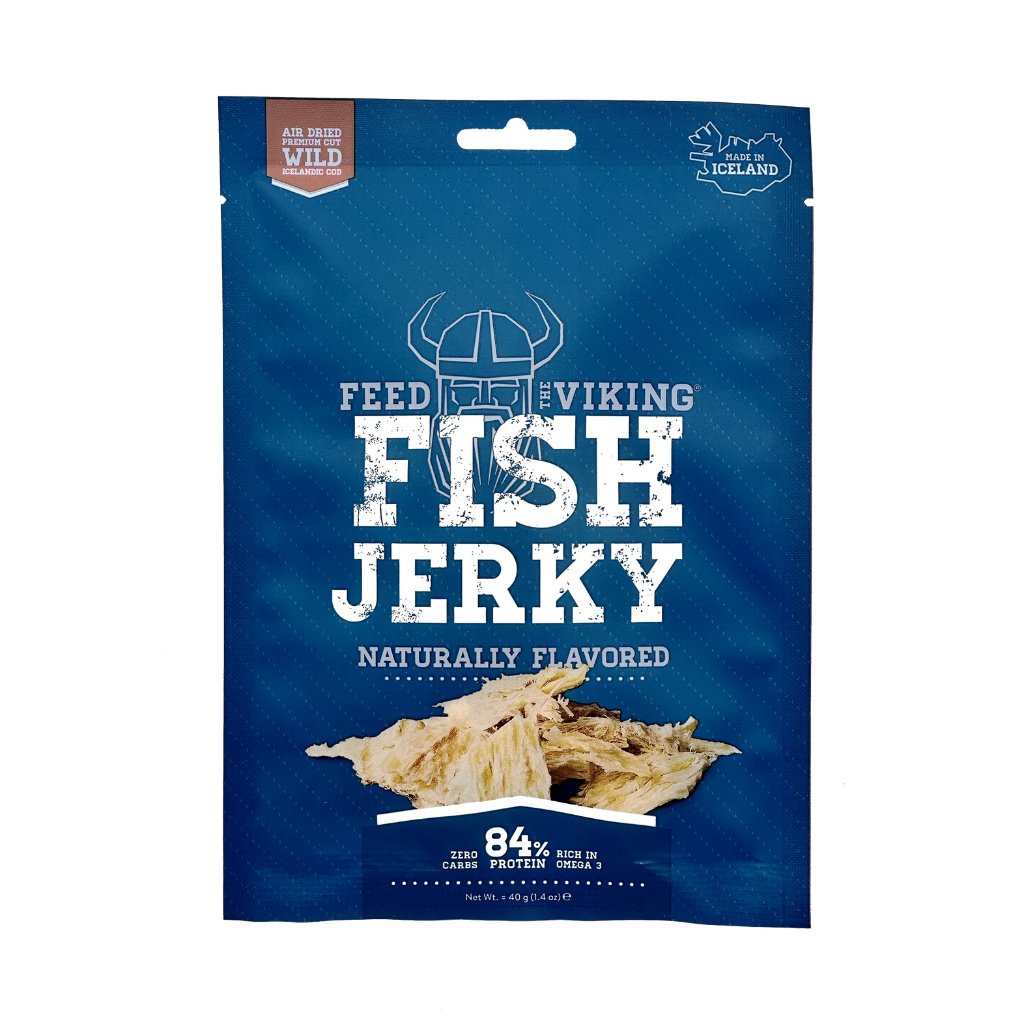 Fish Jerky (40 gr bag). - nammi.isFeed the Viking