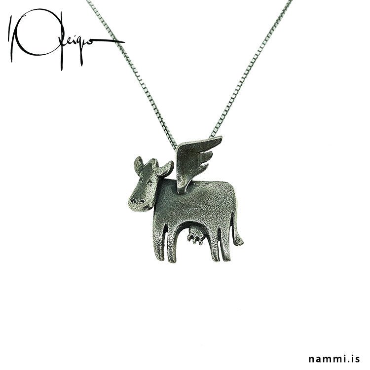 When Cow Fly - Flying Cow Necklace - nammi.is