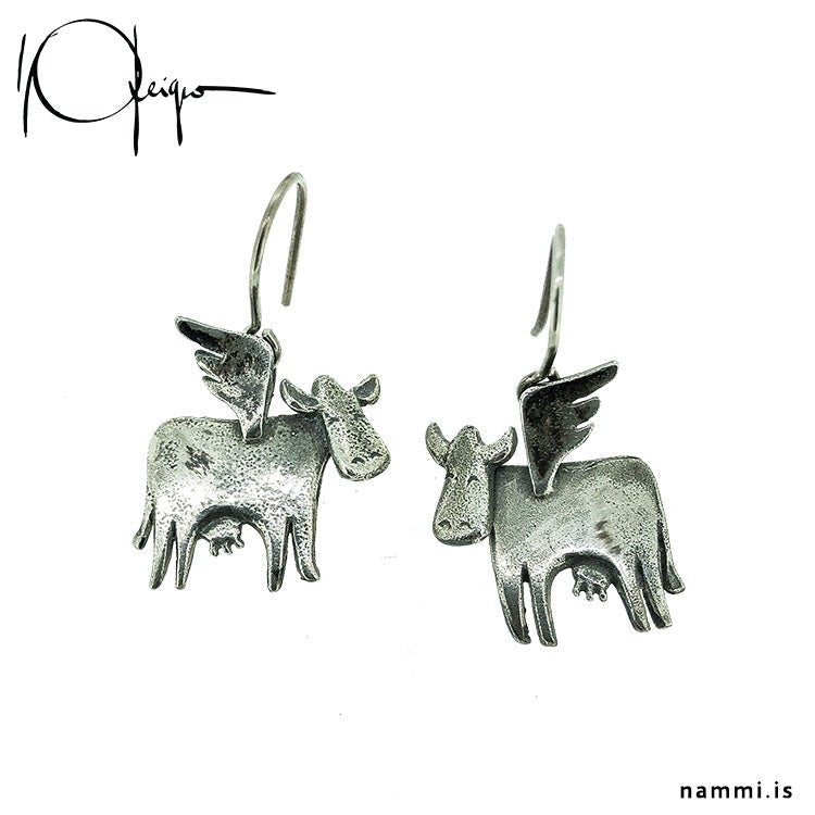 Flying Cows Earrings - nammi.is