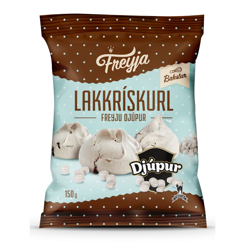 Freyju Djúpur Lakkrískurl / 150 gr - nammi.isFreyja