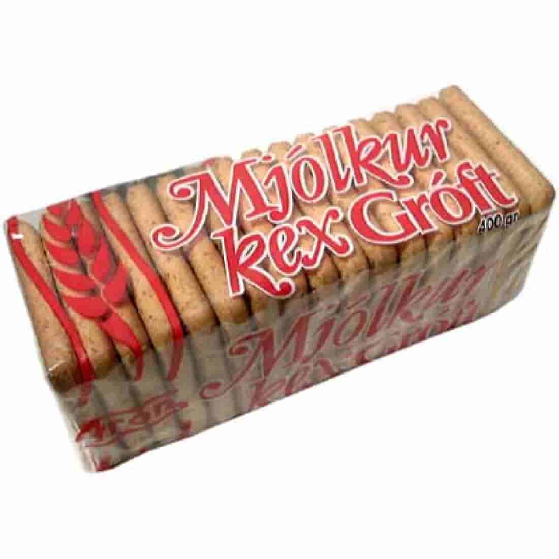 Frón Mjólkurkex Biscuits Whole Grain (400 gr.) - nammi.is